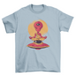 Alien Meditation T-shirt | Binge T-shirt Shop
