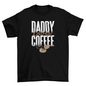 Sketchy Wake Coffee Beans Love Quote "Daddy loves coffee" | Binge T- Shirt Shop