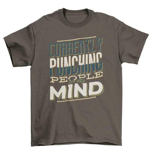 Punching People T-Shirt | Binge T-shirt Shop