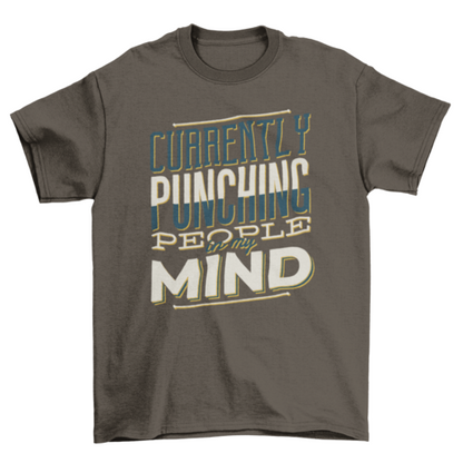 Punching People T-Shirt | Binge T-shirt Shop
