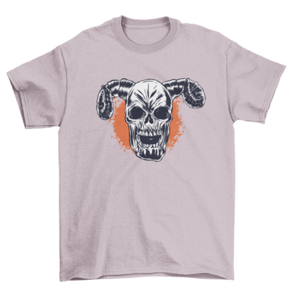 Horned Skull T-shirt | Binge T-shirt Shop