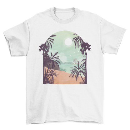 Exotic Beach T-shirt Design | Binge T-shirt Shop