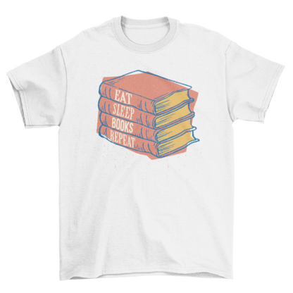 Books Repeat T-shirt | Binge T-shirt Shop