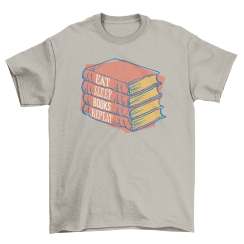 Books Repeat T-shirt | Binge T-shirt Shop