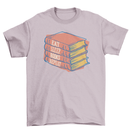 Books Repeat T-shirt | Binge T-shirt Shop