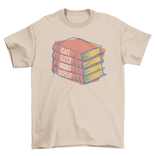 Books Repeat T-shirt | Binge T-shirt Shop