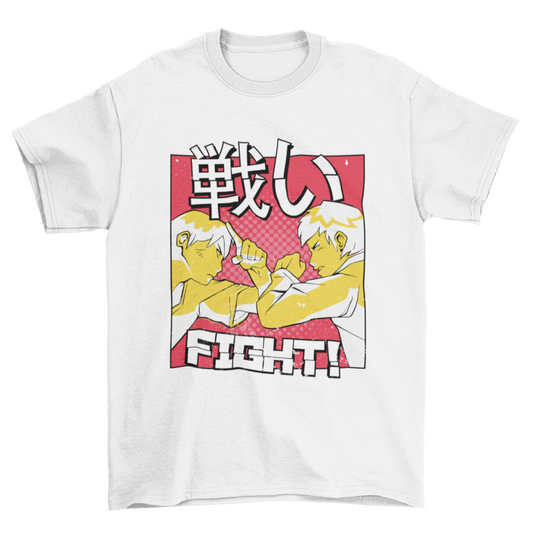 Anime Fight T-shirt | Binge T-shirt Shop