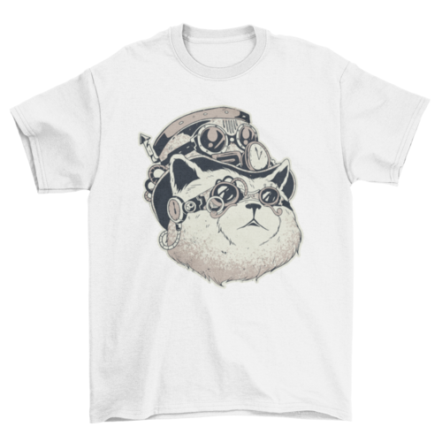 Steampunk Cat T-shirt | Binge T-shirt