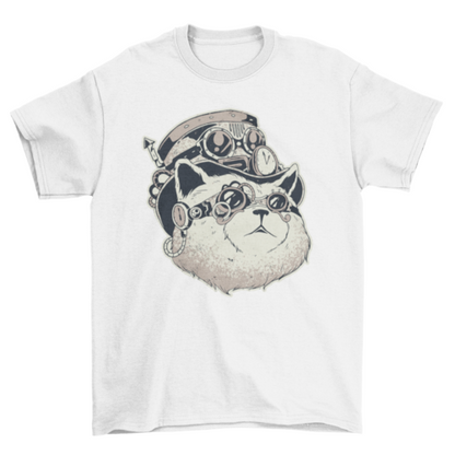 Steampunk Cat T-shirt | Binge T-shirt