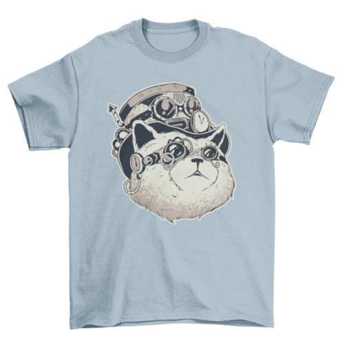 Steampunk Cat T-shirt | Binge T-shirt