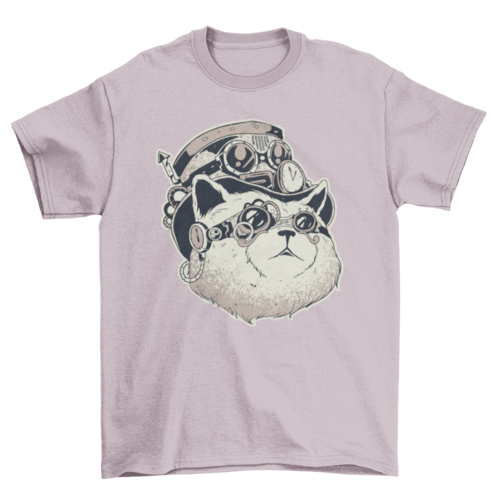 Steampunk Cat T-shirt | Binge T-shirt