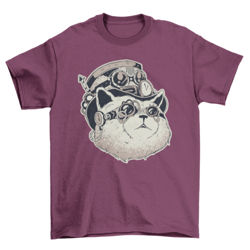 Steampunk Cat T-shirt | Binge T-shirt