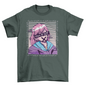 Glitch Anime Girl T-shirt | Binge T-shirt Shop
