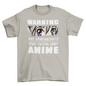 Anime Warning T-shirt | Binge T-shirt Shop
