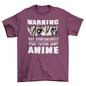 Anime Warning T-shirt | Binge T-shirt Shop