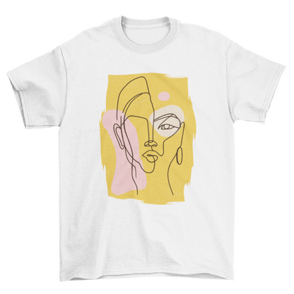 Abstract Woman T-shirt | Binge T-shirt Shop