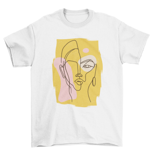 Abstract Woman T-shirt | Binge T-shirt Shop