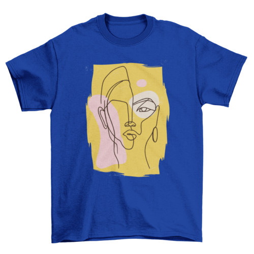 Abstract Woman T-shirt | Binge T-shirt Shop
