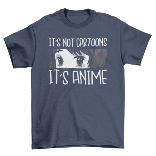 Not Cartoons Anime T-shirt | Binge T-shirt Shop