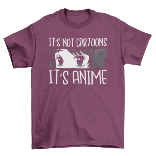 Not Cartoons Anime T-shirt | Binge T-shirt Shop