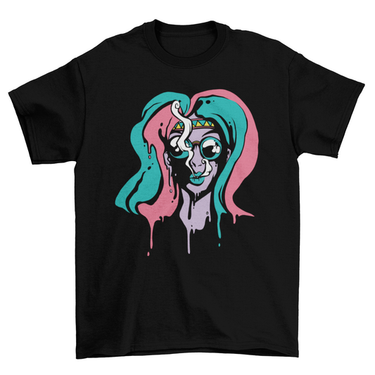 Trippy Girl T-shirt | Binge T-shirt Shop
