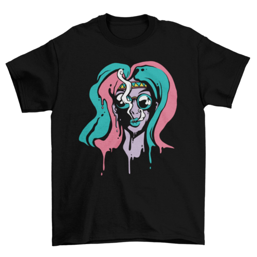 Trippy Girl T-shirt | Binge T-shirt Shop