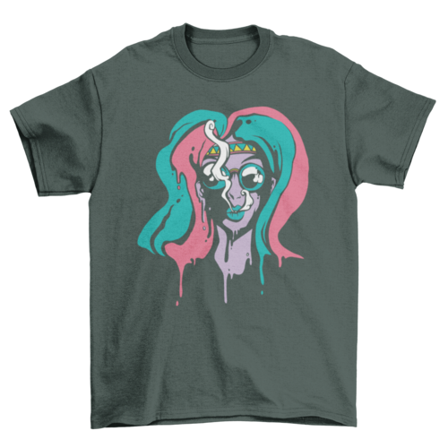 Trippy Girl T-shirt | Binge T-shirt Shop