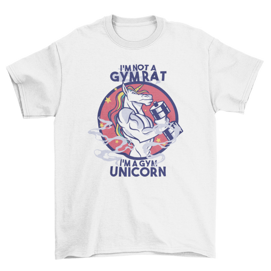 Gym Unicorn T-shirt | Binge T-shirt Shop