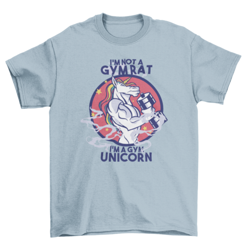 Gym Unicorn T-shirt | Binge T-shirt Shop