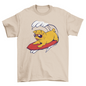 Cool Pug Surfing in Beach Summer Wave with Sunglasses T-shirt | Binge T-shirt Shop