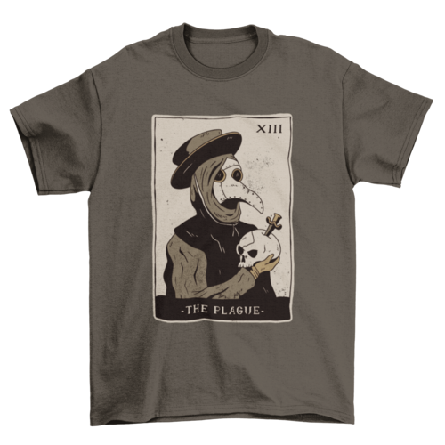 Plague Doctor Tarot T-shirt | Binge T-shirt Shop
