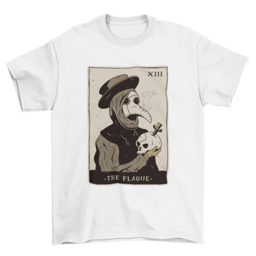 Plague Doctor Tarot T-shirt | Binge T-shirt Shop