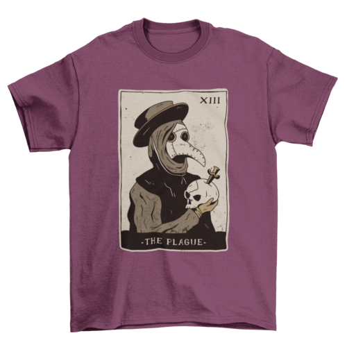 Plague Doctor Tarot T-shirt | Binge T-shirt Shop