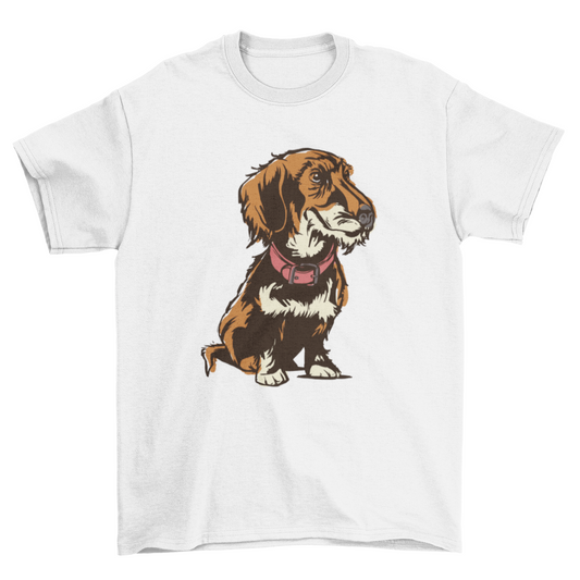 Wirehaired Dachshund T-shirt Design | Binge T-shirt Shop