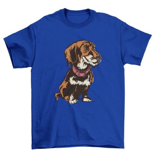 Wirehaired Dachshund T-shirt Design | Binge T-shirt Shop