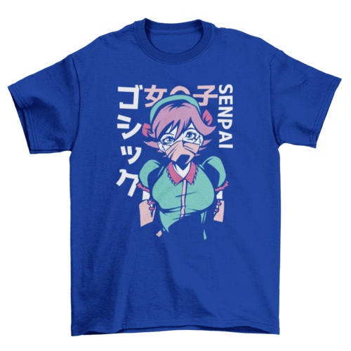 Pastel Goth Anime Girl T-shirt | Binge T-shirt Shop