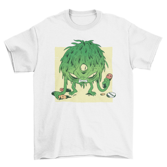 Coronavirus Monster T-shirt | Binge T-shirt Shop