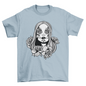 Catrina Woman Illustration T-shirt | Binge T-shirt Shop