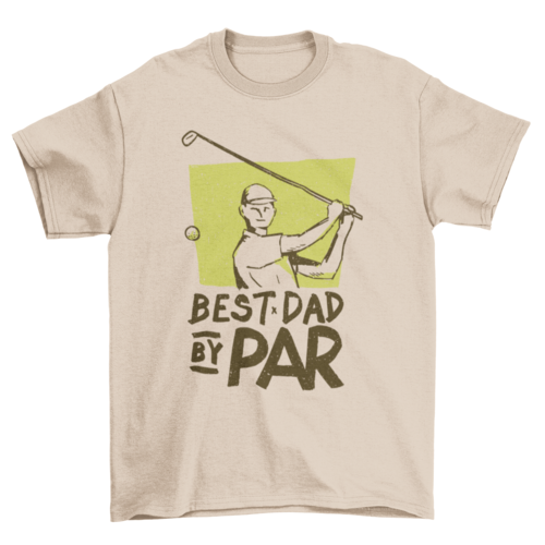 Best Dad Golf T-shirt | Binge T-shirt Shop