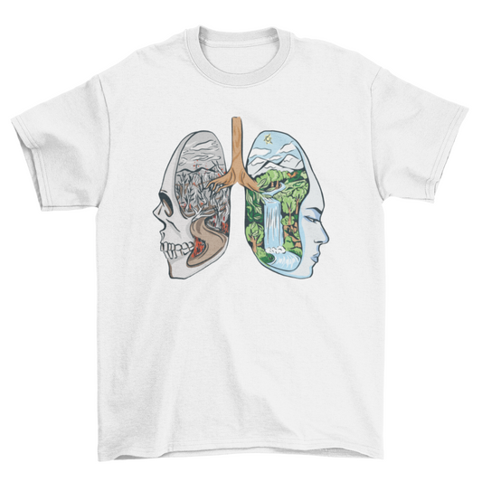 Landscape Lungs T-shirt | Binge T-shirt Shop