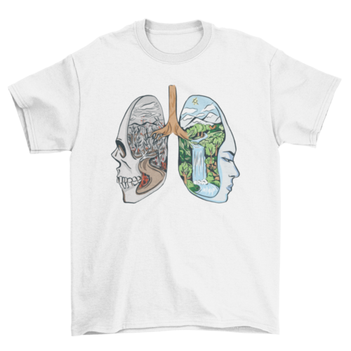 Landscape Lungs T-shirt | Binge T-shirt Shop