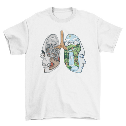 Landscape Lungs T-shirt | Binge T-shirt Shop