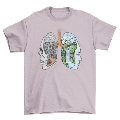 Landscape Lungs T-shirt | Binge T-shirt Shop