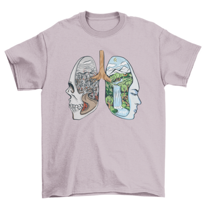 Landscape Lungs T-shirt | Binge T-shirt Shop