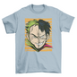 Anime Split Face T-shirt | Binge T-shirt Shop