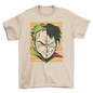 Anime Split Face T-shirt | Binge T-shirt Shop