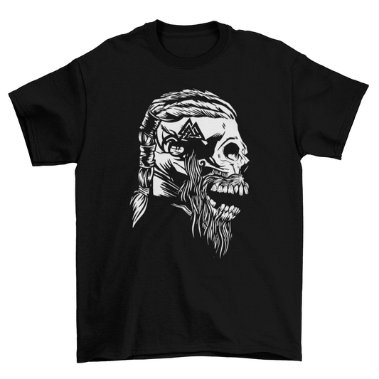 Viking Skull T-shirt | Binge T-shirt Shop