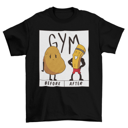 Potato Gym T-shirt | Binge T-shirt Shop