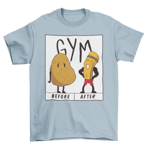 Potato Gym T-shirt | Binge T-shirt Shop
