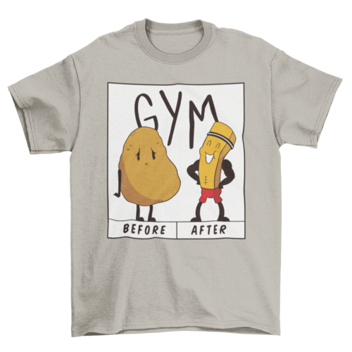 Potato Gym T-shirt | Binge T-shirt Shop